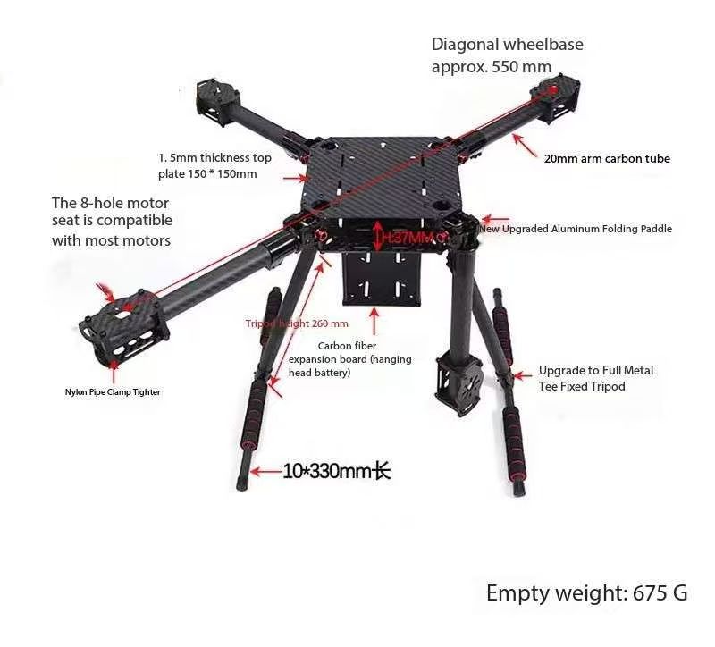 APStoreCarbon Fibre Hardware V - Drone Kit Vtol review and price